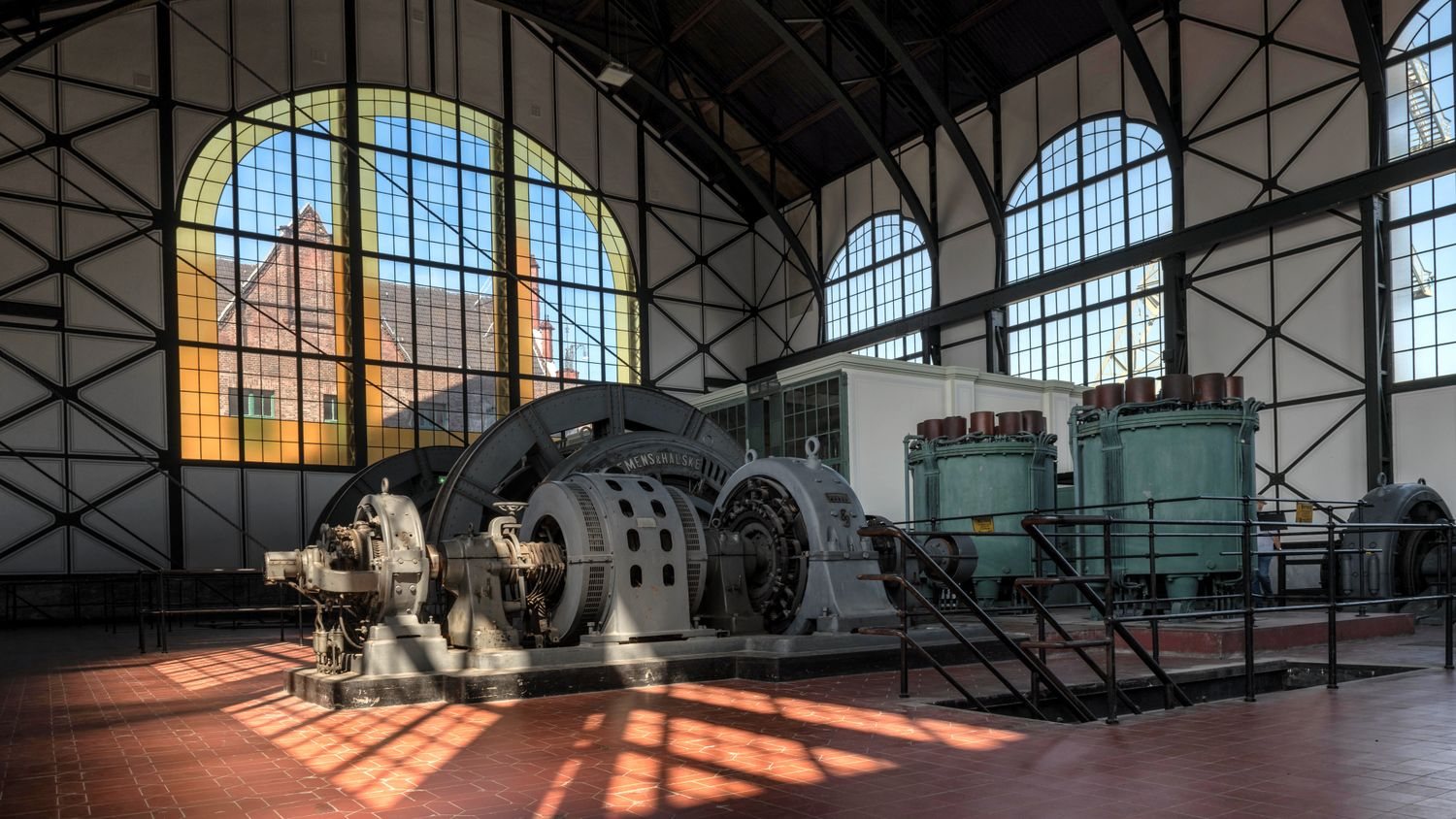 Turbine generator hall